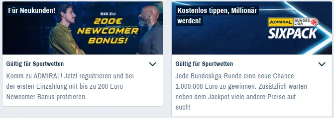 Startbild der Sportwetten-Plattform in Österreich – aktuelle Quoten und Top-Events